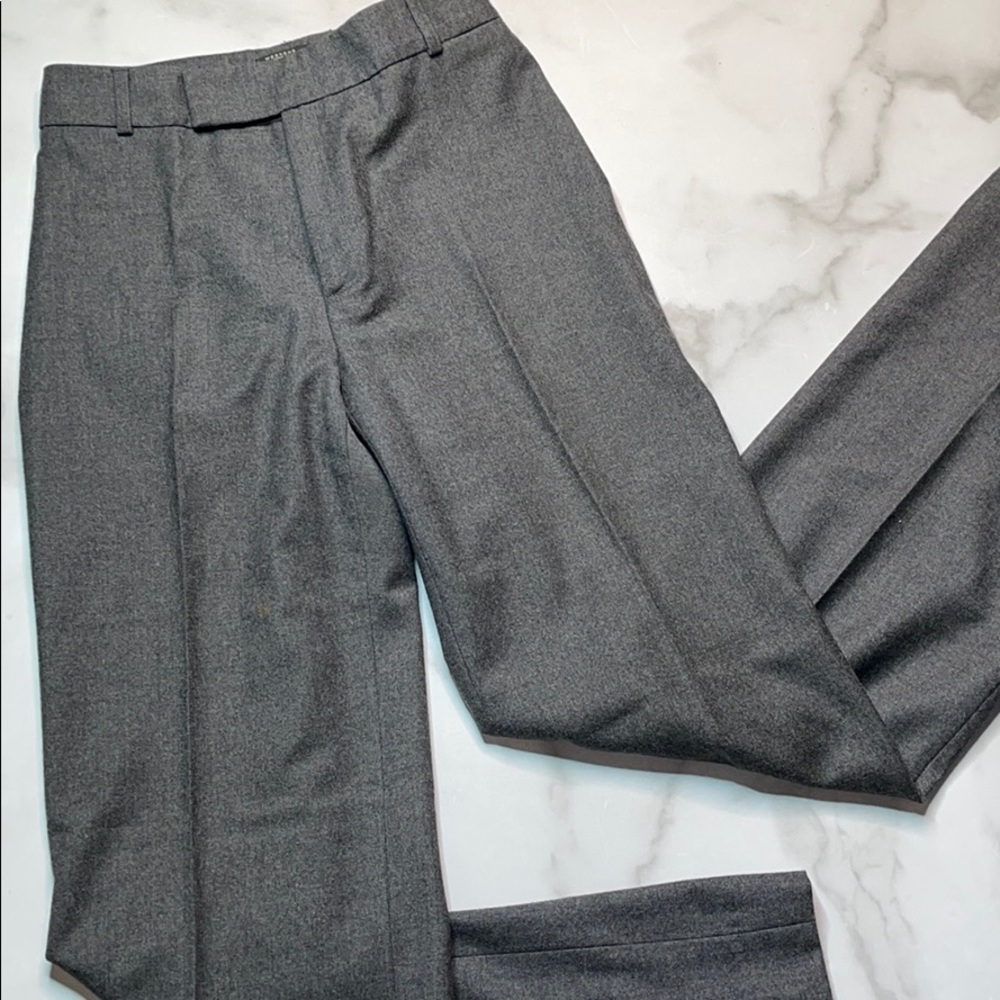 MaxMara Weekend Charcoal Wool Trousers